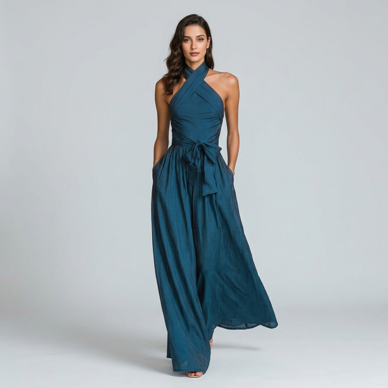 Fashionable Halter-neck Jumpsuit
