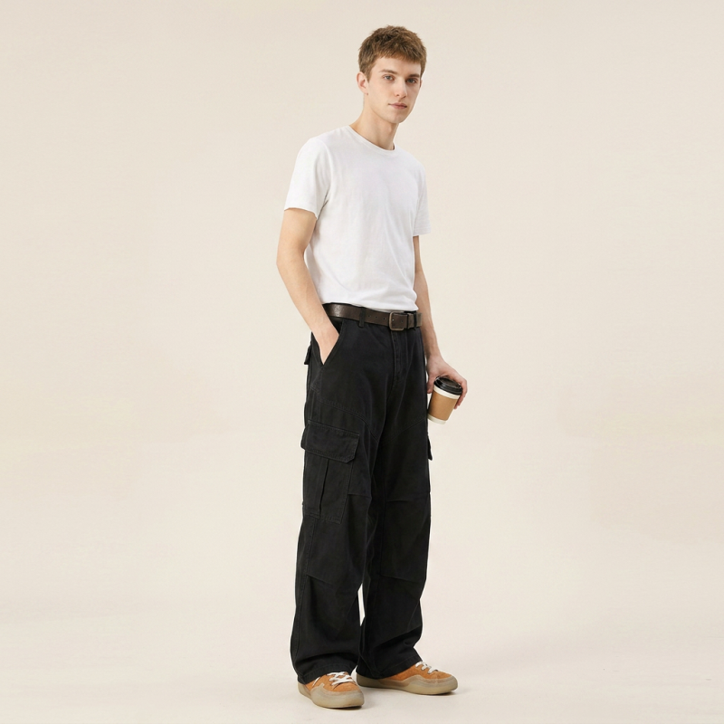 Retro Multi-pocket Cargo Pants