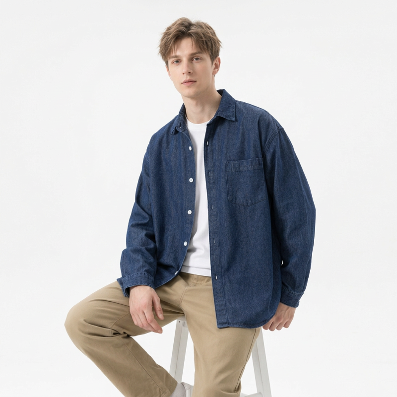 Versatile Denim Shirt