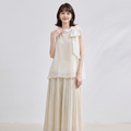 Bow-tie Sleeveless Vest