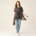 Faux Two-piece Fashion Shirt