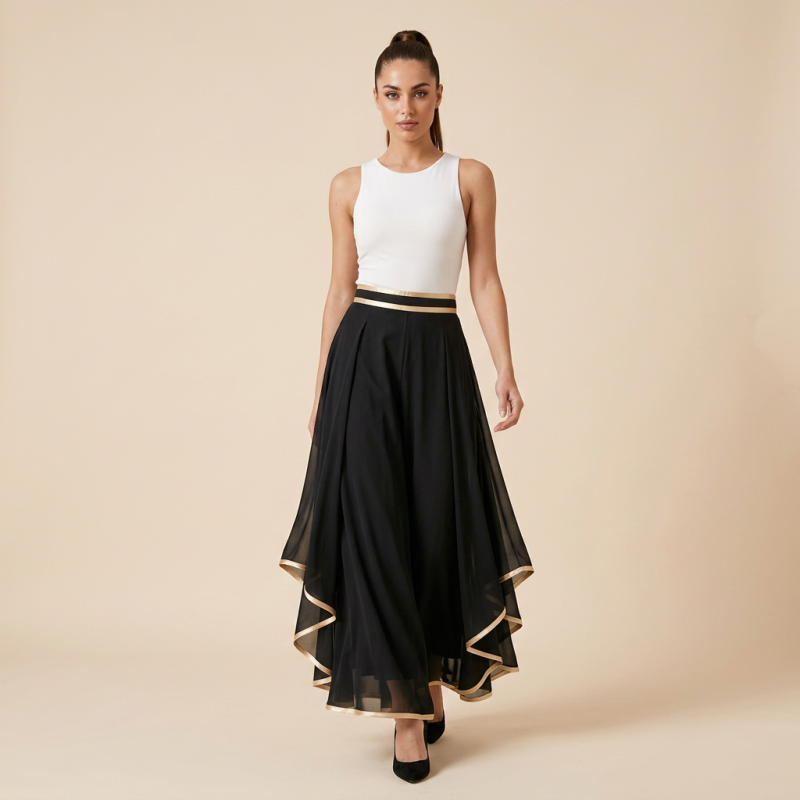 Stylish Patchwork Casual Pants