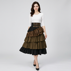 High-waisted Slimming Midi Skirt