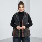 Hooded Denim Vest