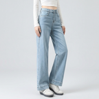 Wide-leg Cropped Jeans