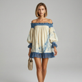 Retro Off-shoulder Dress