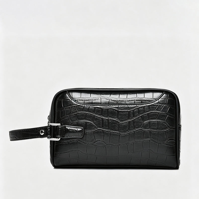 Men's Crocodile Pattern Handbag