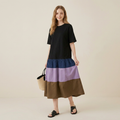 Korean Style Faux Two-piece Dress