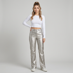 Straight-leg Casual Pants
