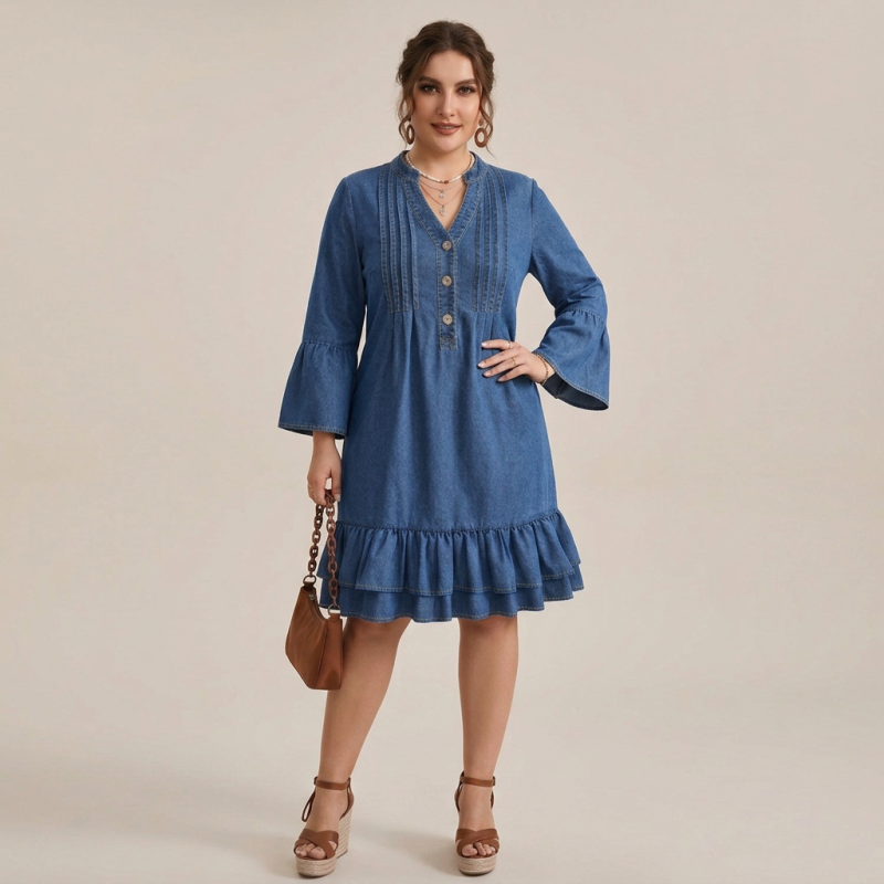 Loose Denim Dress