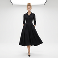 Stylish Waist-cinching Dress