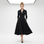 Stylish Waist-cinching Dress