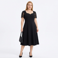 Lace-trimmed Dress
