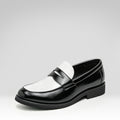 Men's Two-tone Pointed-toe Leather Shoes