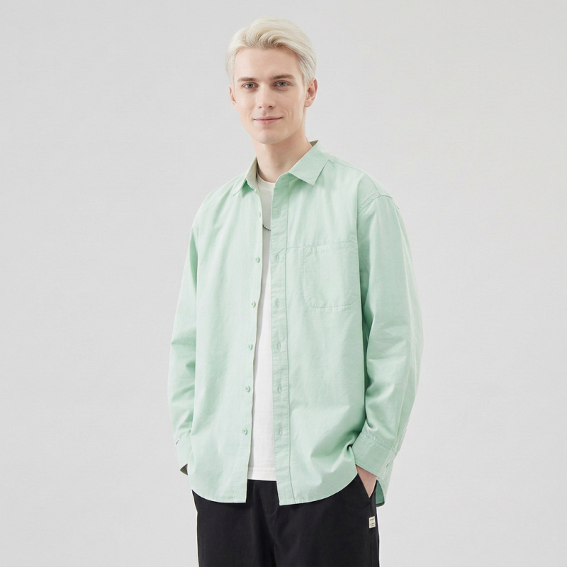 Simple Pure Cotton Shirt