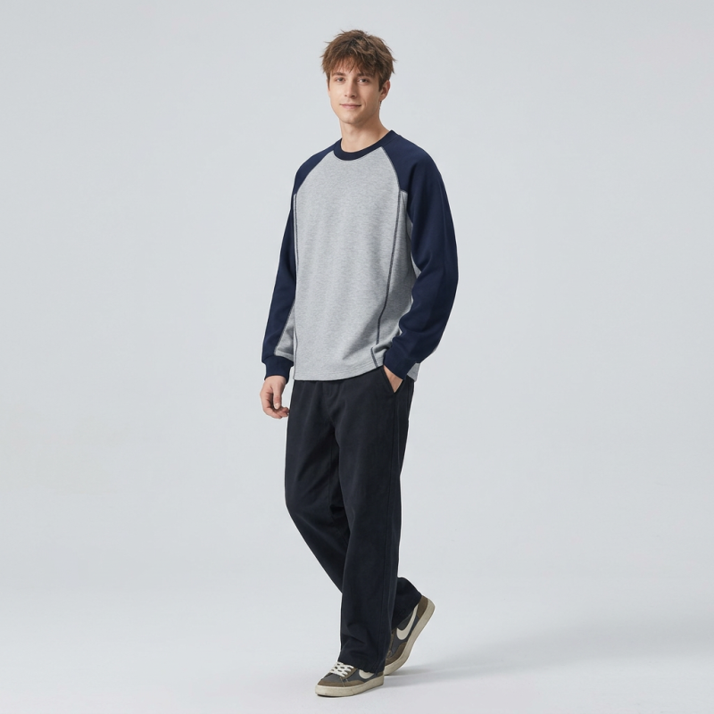 Simple Crew Neck Sweatshirt