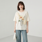 Beaded Print T-shirt
