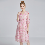 French Floral Dress