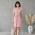 Pink Ruffled Dress