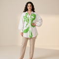 Lantern Sleeve Loose Shirt
