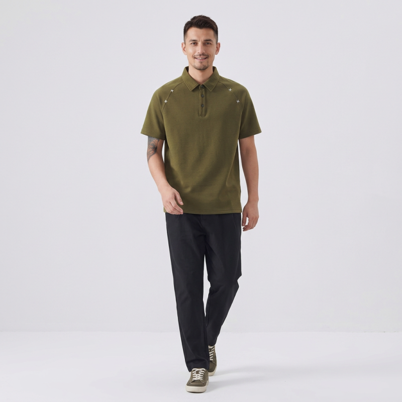 Casual And Simple Polo Shirt