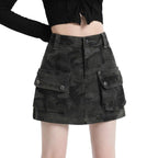 Camouflage Work Skirt