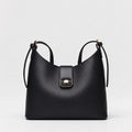 Stylish Color-blocked Bucket Bag