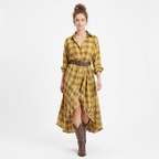 Retro Plaid Dress