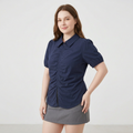 Puff Sleeve Ruffled Shirt