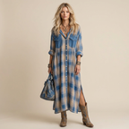 Stylish Denim Pocket Dress
