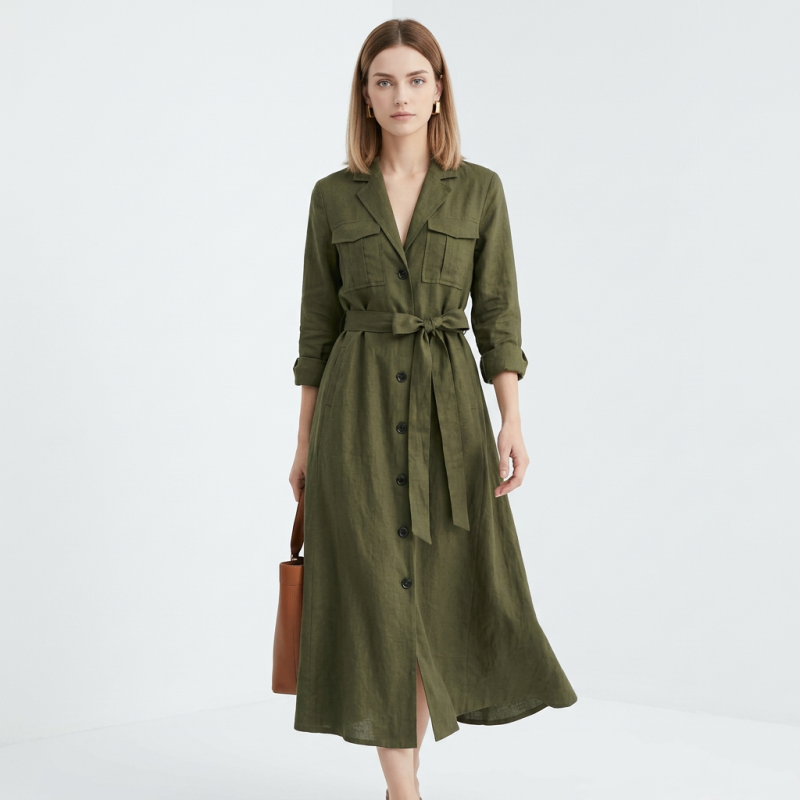 Workwear-style Shirt Dress