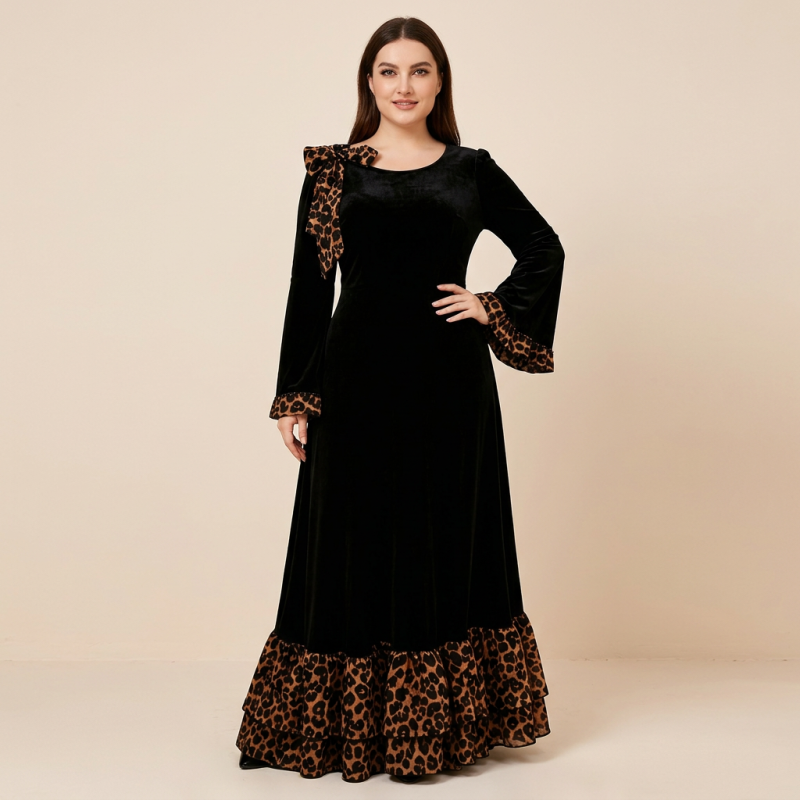 Elegant Round Neck Dress