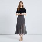 Designer-style Midi Skirt