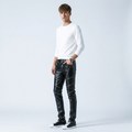 Slim-fit Fashion Leather Pants