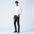 Slim-fit Fashion Leather Pants