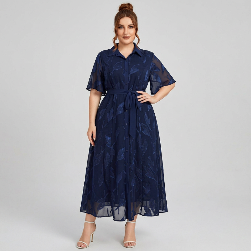 Lace-up Slimming Dress