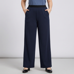 Straight-leg Casual Pants With A Good Drape