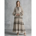 Elegant Striped Dress