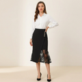 High-waisted Lace Skirt