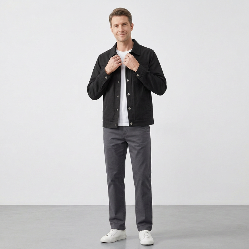 Retro Casual Workwear Jacket
