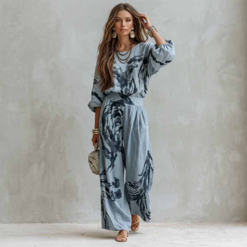 Printed And Dyed Fashion Suits
