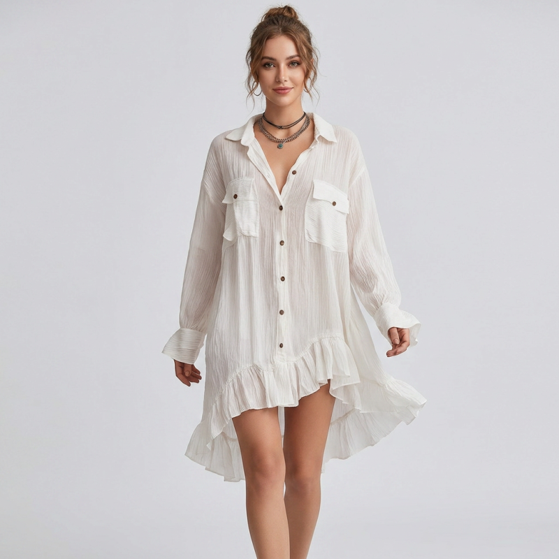 Ruffled Mini Skirt
