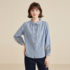 Loose Embroidered Shirt