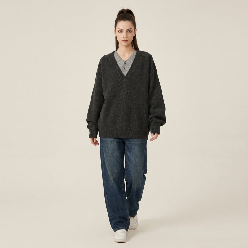 Simple Loose Knitwear