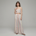 Striped Overalls And Trousers Suit
