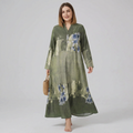Loose-fitting Printed Dress
