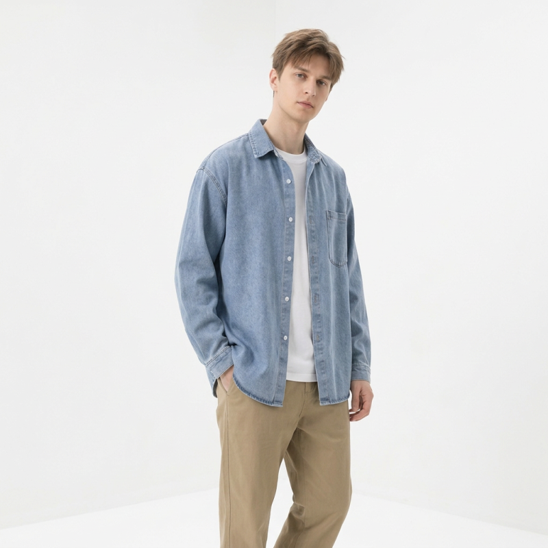 Versatile Denim Shirt