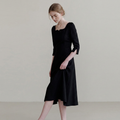 Elegant Square Neck Dress