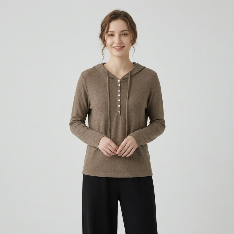 Hooded Loose Top