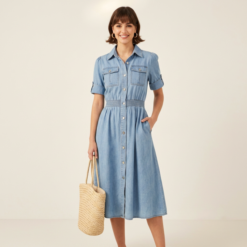 Chic Denim Dress